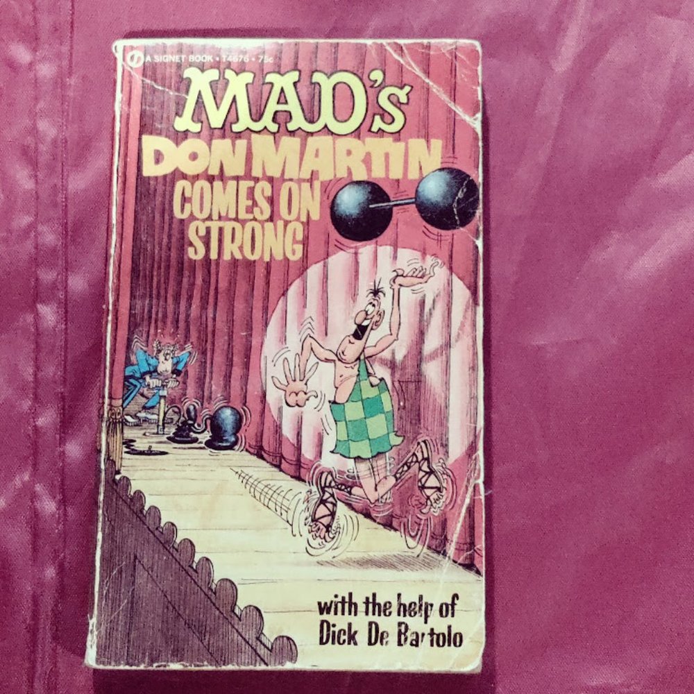 Mad Don Martin Comes On Strong Paperback Book